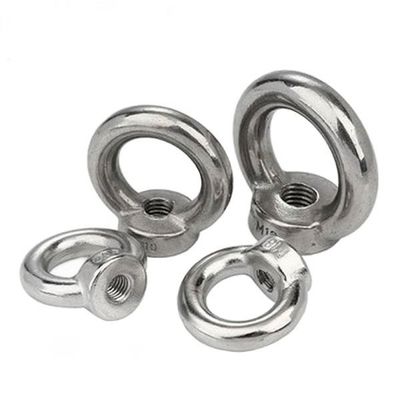 Soldadura M6 Ring Nut del hex. de SS304 SS316 Marine Bow Lug Eye Nuts