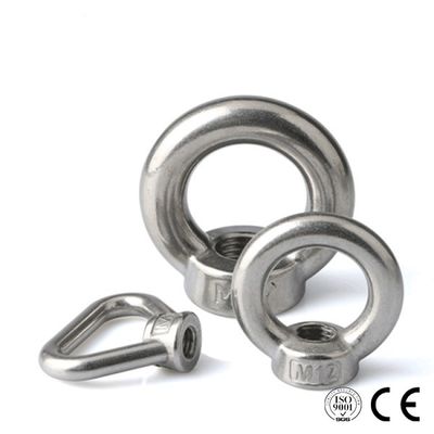 JIS B1168 galvanizó nueces de elevación del ojo de DIN582 SS304