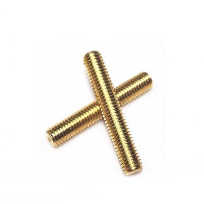 ASTM estructural A193 M6 M8 M12 Din975 Rod roscado cobre