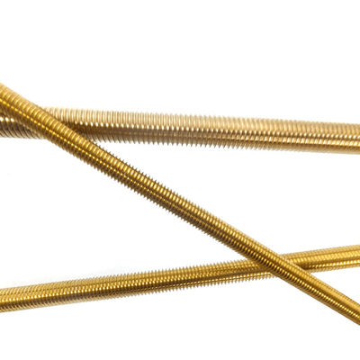 ASTM estructural A193 M6 M8 M12 Din975 Rod roscado cobre