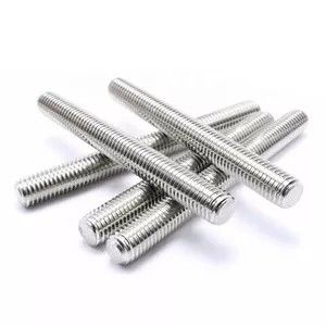 La cabeza de hex. de acero inoxidable métrica del hilo lleno emperna M1.6-M14 el perno del perno prisionero del grado A2-70 DIN976