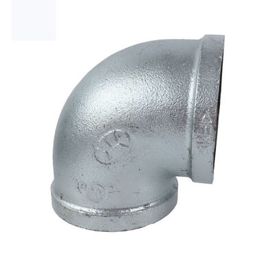 El codo 90Degree de la clase 150 galvanizó las instalaciones de tuberías del hierro maleable