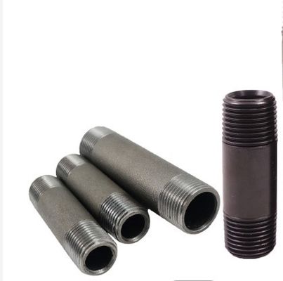 el 1/2” - 4&quot; el hilo masculino largo hidráulico de acero de las entrerroscas BSP NPT de carbono galvanizó la entrerrosca masculina de acero del tubo de las colocaciones largas o cortas
