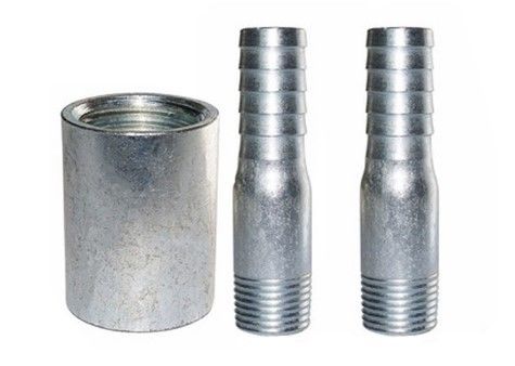 el 1/2” - 4&quot; el hilo masculino largo hidráulico de acero de las entrerroscas BSP NPT de carbono galvanizó la entrerrosca masculina de acero del tubo de las colocaciones largas o cortas