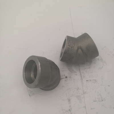Codo de la soldadura del zócalo de 90 talla 1 del codo ASME B16.11 ASTM B564 UNS N06022 SCH40s”