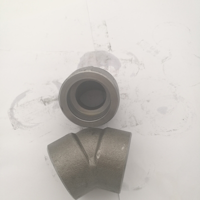 Codo de la soldadura del zócalo de 90 talla 1 del codo ASME B16.11 ASTM B564 UNS N06022 SCH40s”