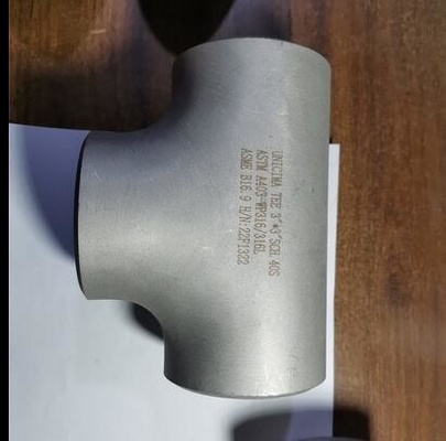 Camiseta recta inconsútil 8" de la soldadura a tope * 8" SCH-80S ASTM A403-WP316/316L ASME B16.9