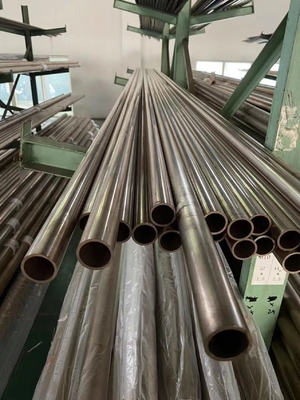 Tubo de cobre CN102 RECOCIDO INCONSÚTIL del PE 44,5 x 2,5 del níquel tubo de la ALEACIÓN del milímetro EEMUA 144 SEC.1