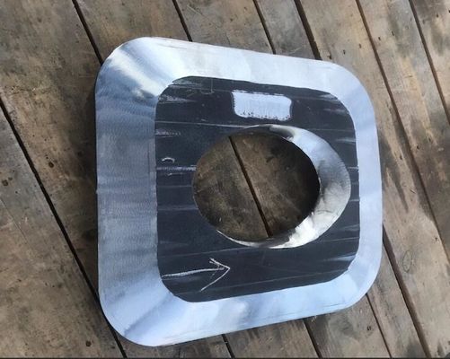 Rama del tubo de la tubería de acero del carbono que cabe que refuerza el cojín 90 STD-SCH20 ASTM A516 GR. 70 50