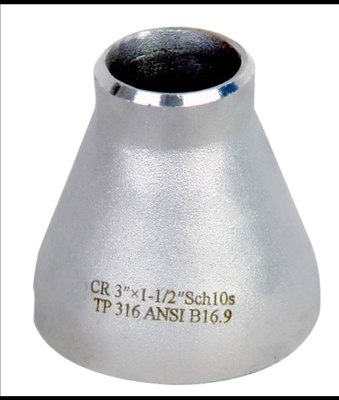 Soldadura a tope que cabe el reductor concéntrico SCH10 1 el x 1/2 ASME B16.9 de UNS S31803