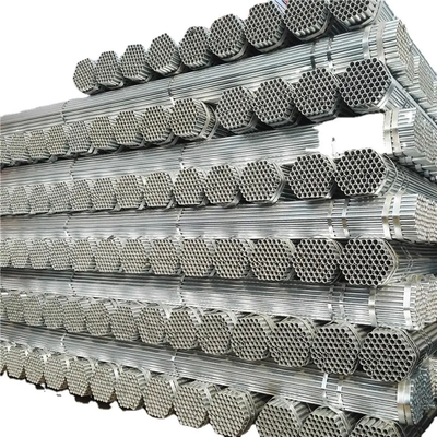 tubería de acero redonda galvanizada acanalada de la tubería de acero del tubo de la construcción