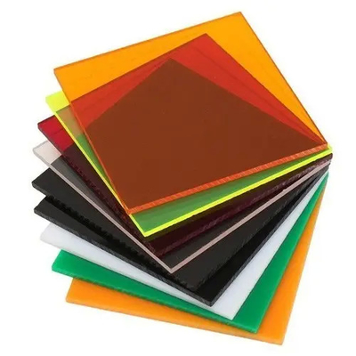 Color verde del precio al por mayor modificado pies de acrílico de la hoja para requisitos particulares 8x4 del molde plástico 1220x2440m m 10m m 12m m