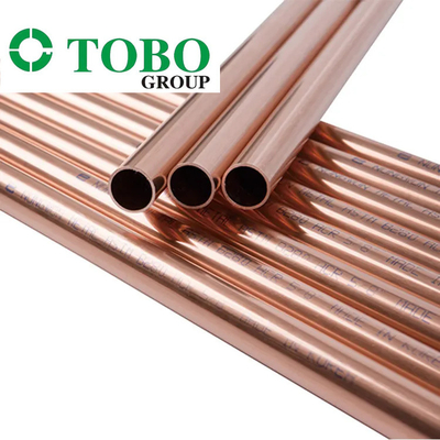 tubo de cobre del precio 99,99% del tubo de cobre del T2 C10100 C10200 del T1 del diámetro de 6m m 8m m tonelero Tube Price del tubo del níquel del cobre de 6 pulgadas