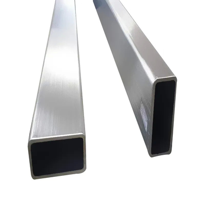 Tubo de acero inoxidable 304 316Ti de 2 mm de espesor Tubo de acero inoxidable rectangular sin costuras