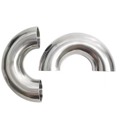Venta caliente de acero inoxidable para tuberías de 180 grados LR BW Codo OD 3