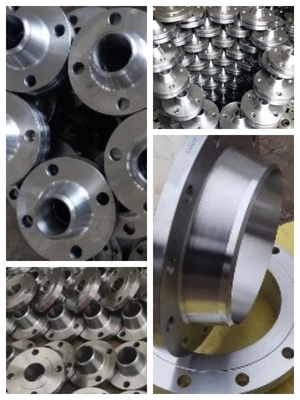 Flancas de aleación de níquel UNS N10003 Flanca de cuello de soldadura forjada ANSI B16.5 SCH10S 300# para petróleo/gas
