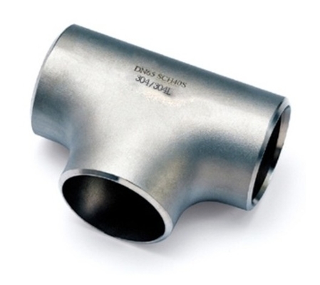 ASME B16.9 Butt soldadura igual Tee material personalizable por ejemplo acero al carbono acero inoxidable NPS1/2