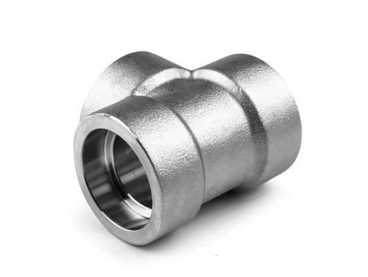 Fittings para tuberías de acero inoxidable dúplex Soldadura de enchufes iguales Tee A815 UNS S31803