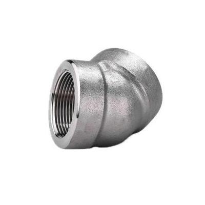 Accesorios para tuberías de acero inoxidable con cuello rosado 45° A182 F316H SR para conexión