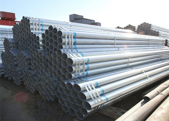 Tubo galvanizado por inmersión en caliente de espesor 10,97 mm tubo de acero galvanizado adecuado para proyectos de construcción e industriales