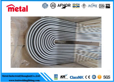 La forma de U cepilló el tubo del acero inoxidable, tubería doblada mandril galvanizada del extractor