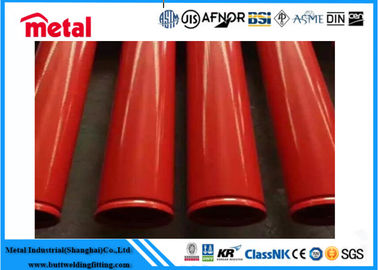 GRADO revestido B OD INCONSÚTIL de la tubería de acero de ASTM A106 material de la talla 3PE de 4 PULGADAS