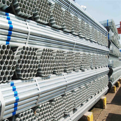 Diámetro exterior del tubo galvanizado por inmersión en caliente de 8 pulgadas a 12 pulgadas, gran mediano pequeño cero spangle para aplicaciones industriales