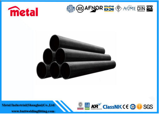 Tubería de acero negra inconsútil del carbono, tubería de acero industrial de ASME SA213 T5