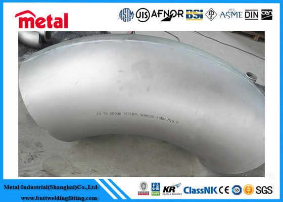 ASME B16 9 niquelan grados de las instalaciones de tuberías de la aleación 90 NO8020 codean la aleación 20 de LR