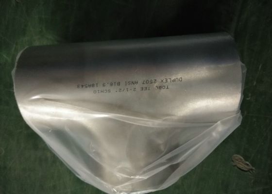 Tubería de acero inoxidable de la soldadura a tope WP304N A403 de ASTM que cabe la camiseta igual