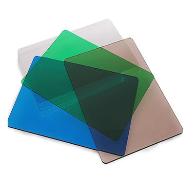 Tamaño de encargo en un final claro con dos la placa de acrílico lateral larga redondeada de los bordes PMMA