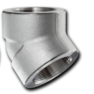 90 grados SS304 Sch80 roscaron la colocación maleable del codo