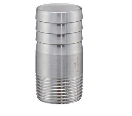 Las colocaciones inoxidables de la tubería de acero del GB estampan al varón flexible pulido alrededor de la entrerrosca de la manguera