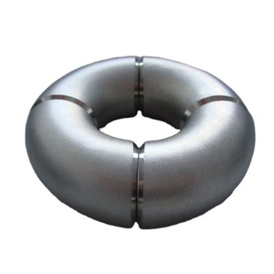 CR904L soldados con autógena extremo duplican el codo de acero 6