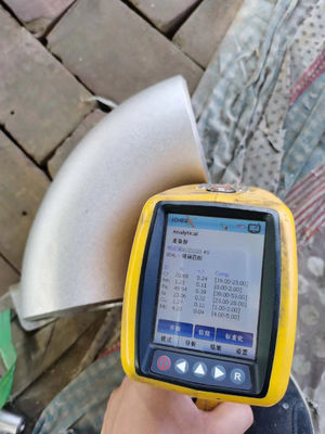 Codo de acero inoxidable de la barandilla de la escalera del codo 304 piezas acodadas sanitarias soldadas con autógena 90 grados del codo industrial