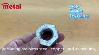Adaptadores de cobre (macho y hembra) | Conectores de tubería roscados