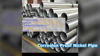 Tubo soldado de aleación de níquel ASTM B165