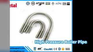 Tubo de caldera de alta presión SCH 80 Doblado en U sin costura