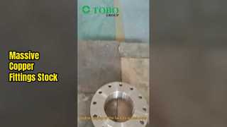 Visita al almacén: amplio stock de accesorios de cobre listos para enviar