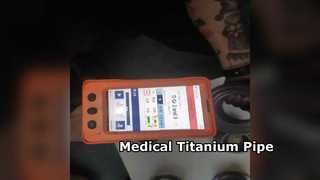 Instrumentos médicos de tubería de aleación de titanio biocompatibles