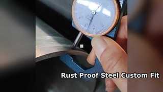 Diámetro personalizado de placa de acero a prueba de corrosión