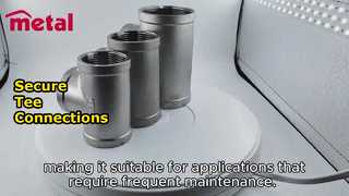 Tee de cobre con rosca hembra | Conexiones de sucursales seguras